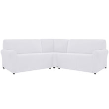 Load image into Gallery viewer, 3-Piece Corner Sofa Cover Set - Sectional Stretch Couch Slipcover, Washable Armchair Universal Elastic Couch Replacement for Living Room Furniture Sofa
