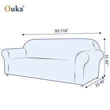 Load image into Gallery viewer, Superior Stretch 1-Piece Slipcover - Sofa Cover for 1-Seat, Soft Furniture Protector with Elastic Bottom
