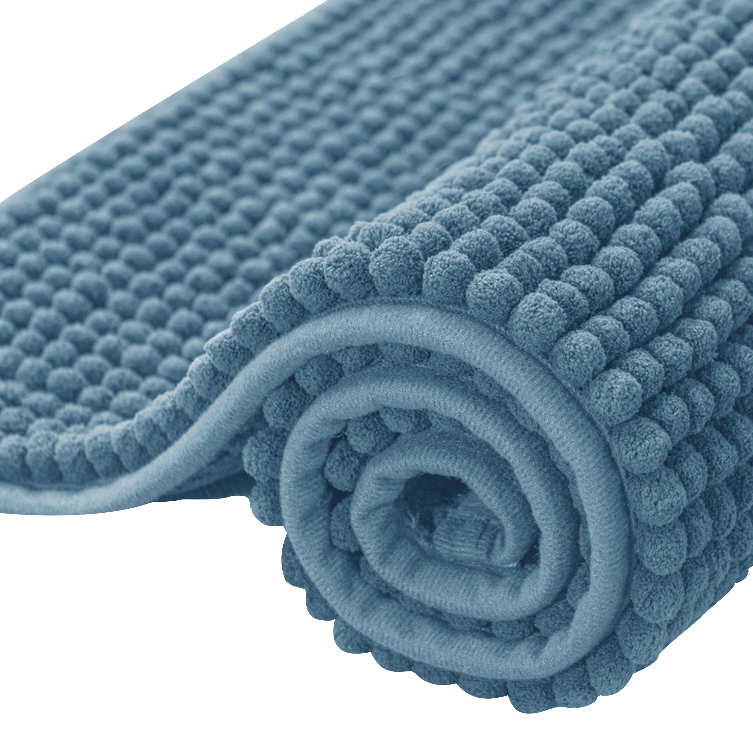 Subrtex Chenille Soft Short Plush Bathroom, Kitchen Rugs
