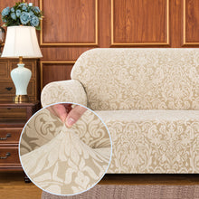 将图片加载到图库查看器，Noam Jacquard Stretch Sofa Slipcover
