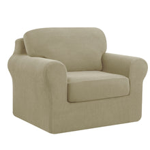 将图片加载到图库查看器，Stretch Sofa Slipcover Sets with Backrest Cushion Cover and Seat Cushion Cover
