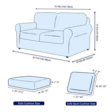 Load image into Gallery viewer, Stretch Sofa Slipcover Sets with Backrest Cushion Cover and Seat Cushion Cover
