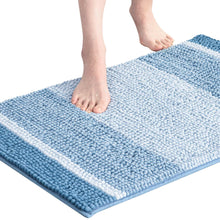 Load image into Gallery viewer, Gradient Stripe Pattern Soft Plush Bathroom Rugs
