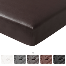 Load image into Gallery viewer, Thibault PU Leather Stretch Sofa Cushion Cover
