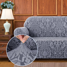 Load image into Gallery viewer, Cilla Jacquard Stretch Sofa Slipcover
