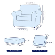 Load image into Gallery viewer, Stretch Sofa Slipcover Sets with Backrest Cushion Cover and Seat Cushion Cover
