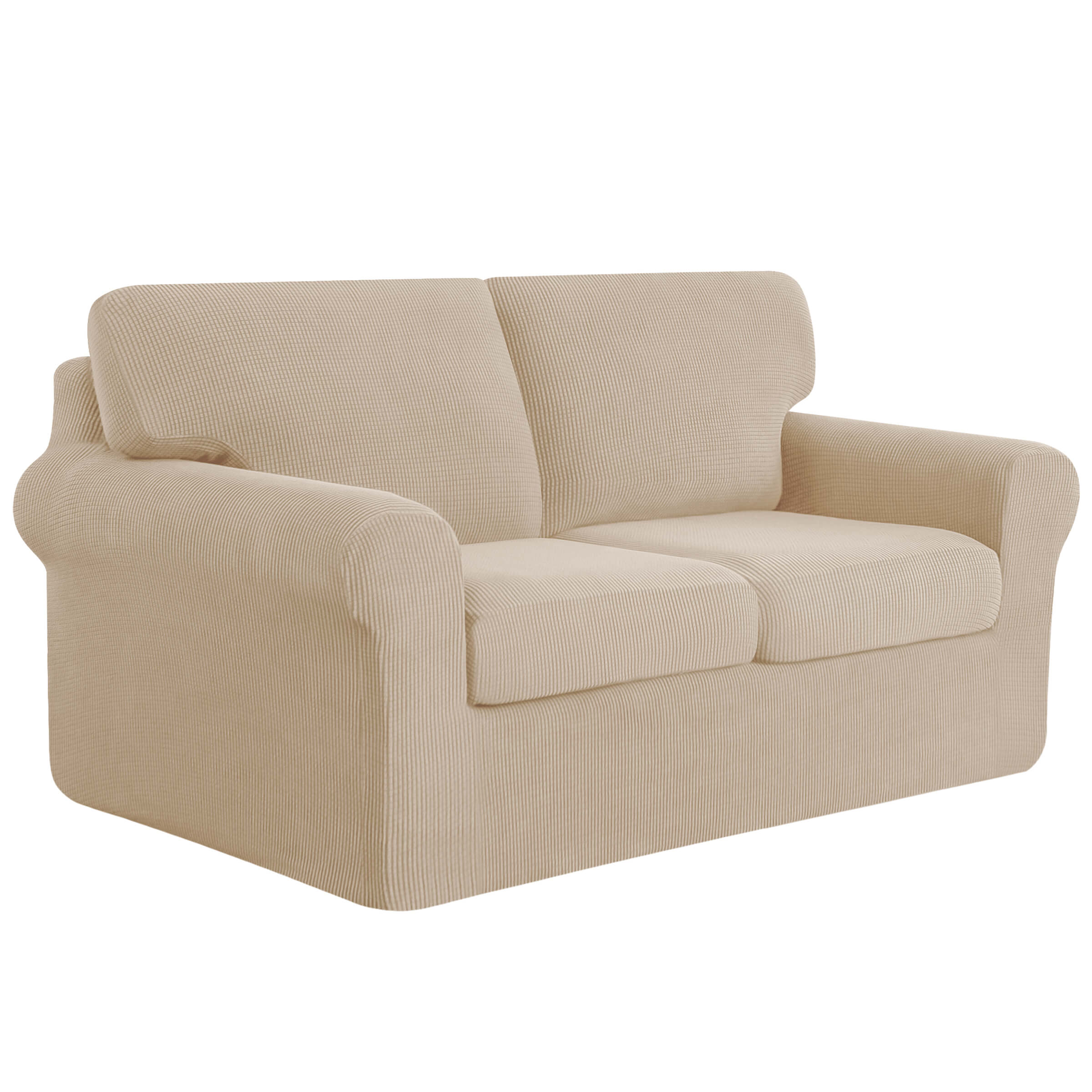Lunar Multi-PCS Stretch Sofa Slipcover Sets with Backrest Cushion Cover and Seat Cushion Cover