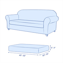 将图片加载到图库查看器，Ivor Plaid Stretch Sofa Cushion Cover
