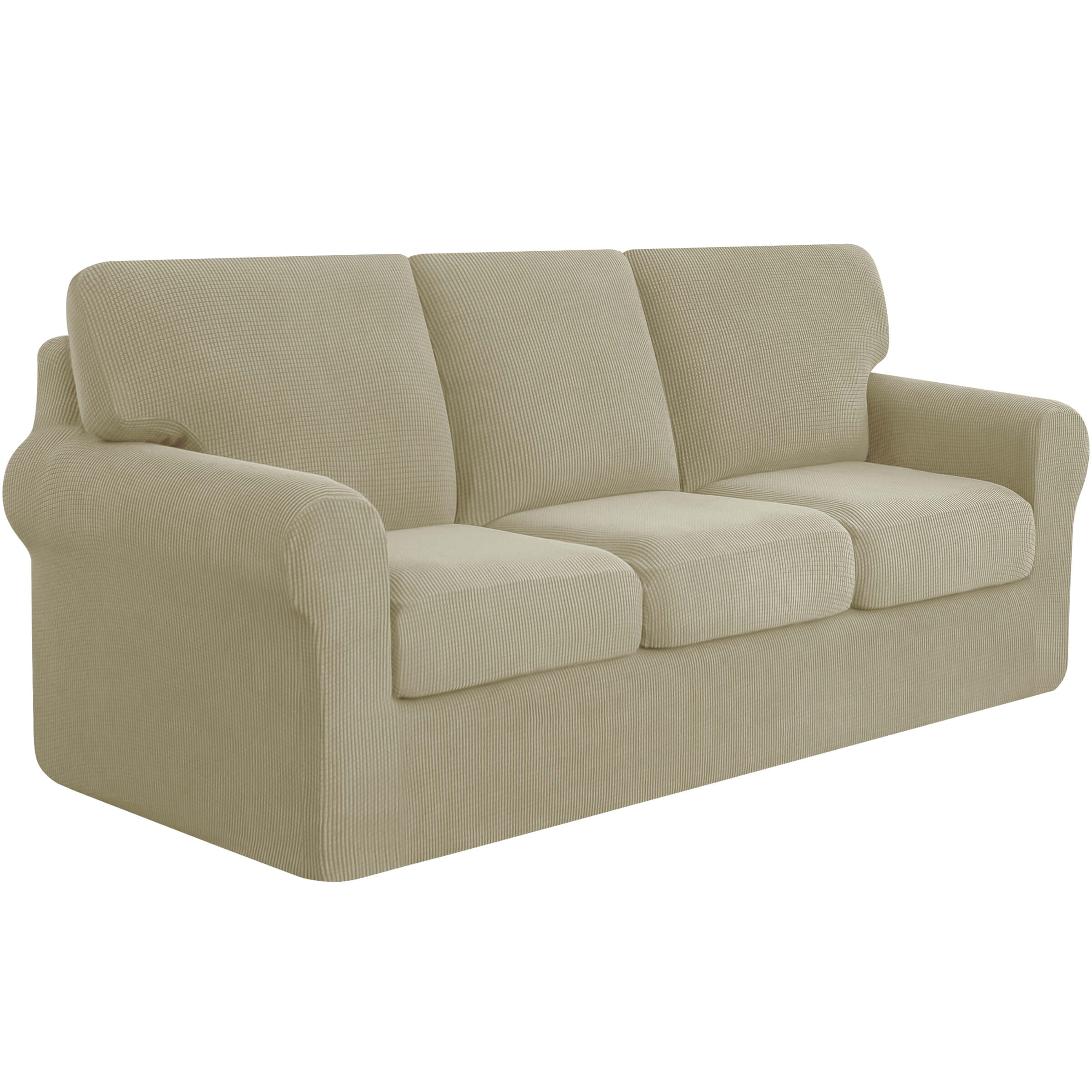 Lunar Multi-PCS Stretch Sofa Slipcover Sets with Backrest Cushion Cover and Seat Cushion Cover