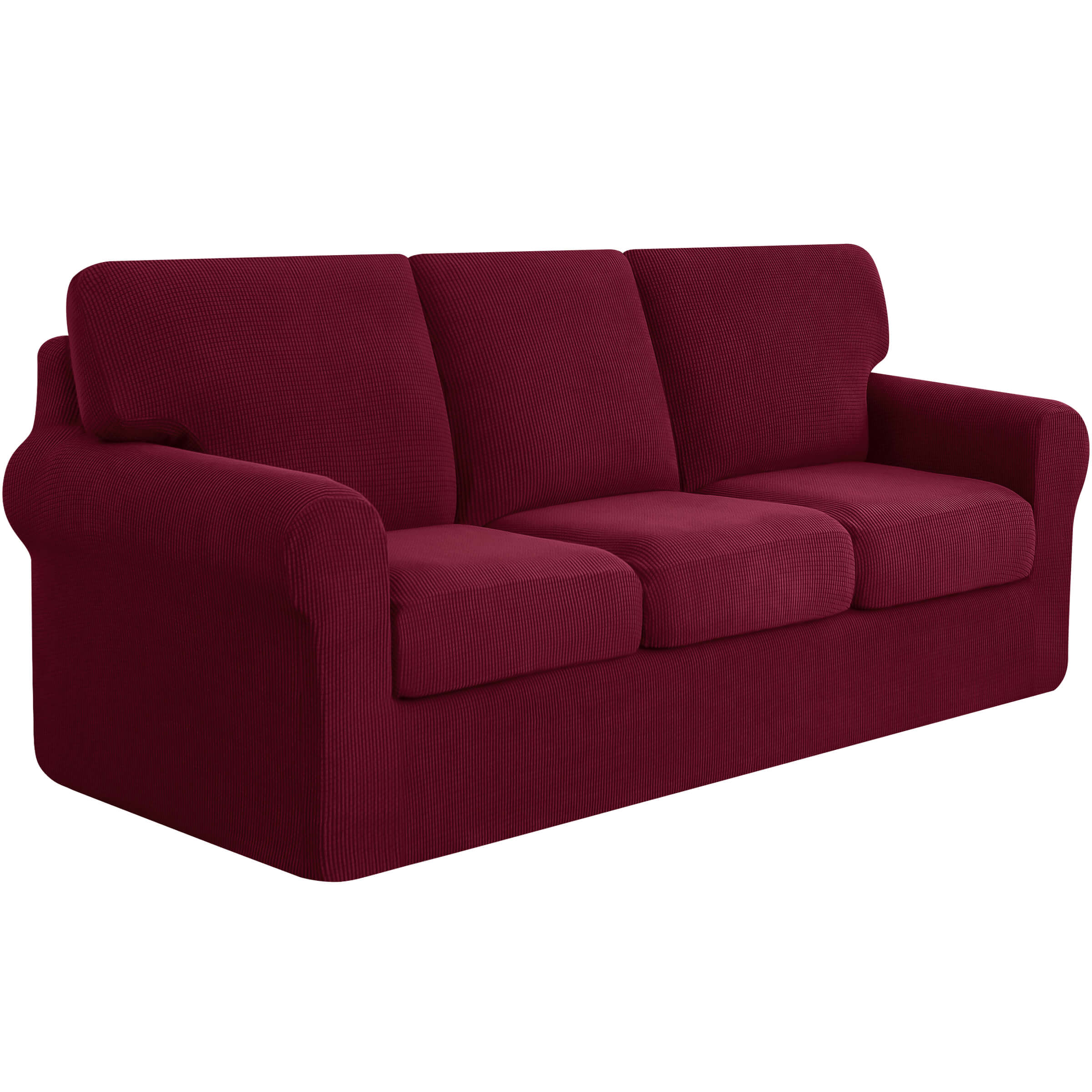Lunar Multi-PCS Stretch Sofa Slipcover Sets with Backrest Cushion Cover and Seat Cushion Cover