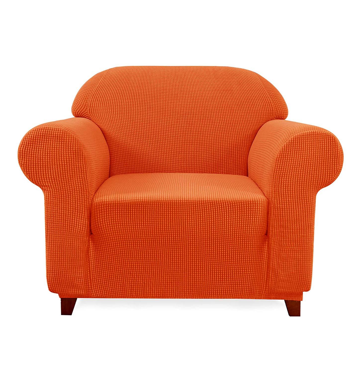 Chair / Orange Plaid
