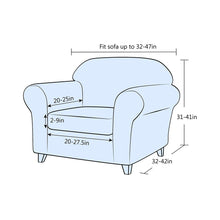 Load image into Gallery viewer, Arnold Plaid Stretch Sofa Slipcover
