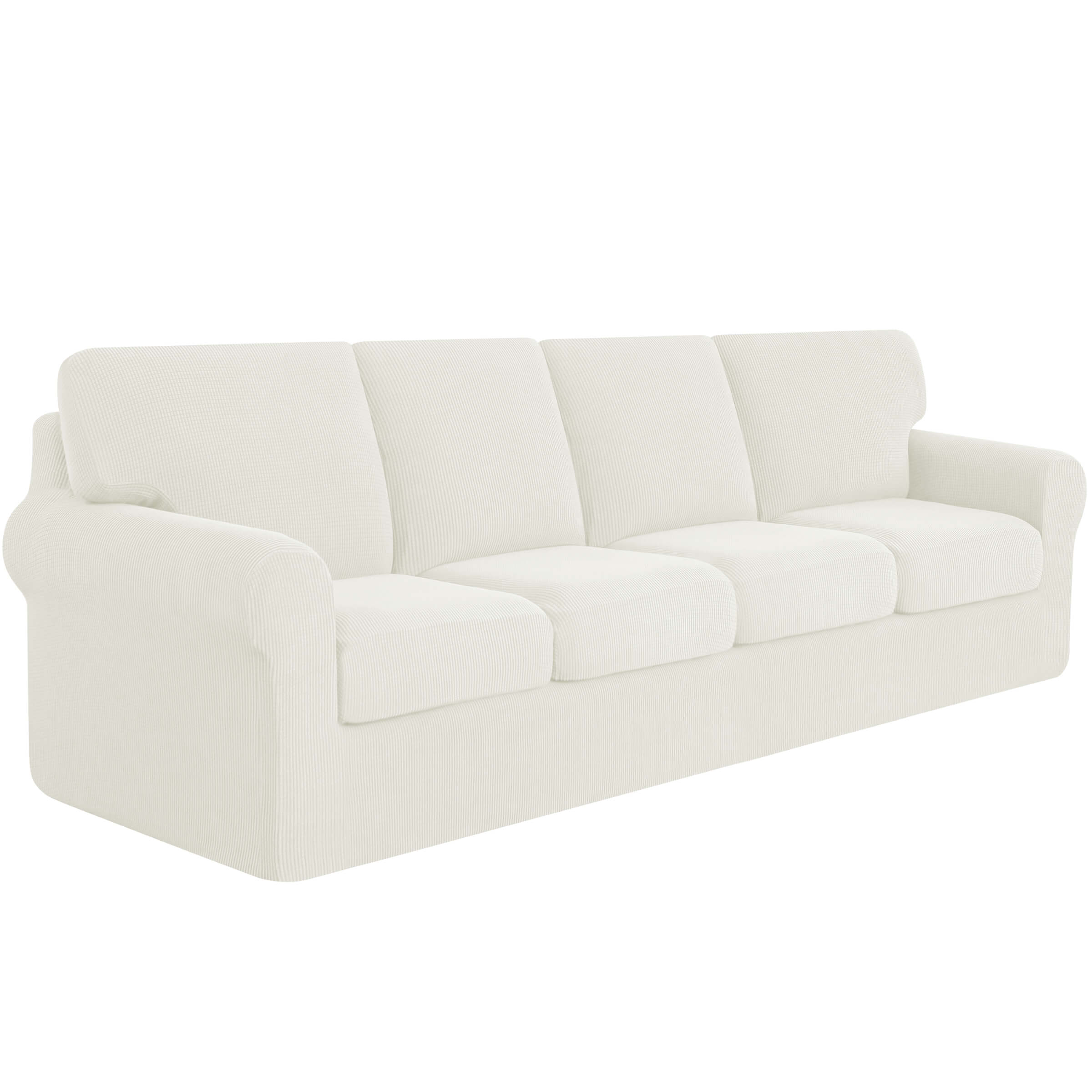 Lunar Multi-PCS Stretch Sofa Slipcover Sets with Backrest Cushion Cover and Seat Cushion Cover