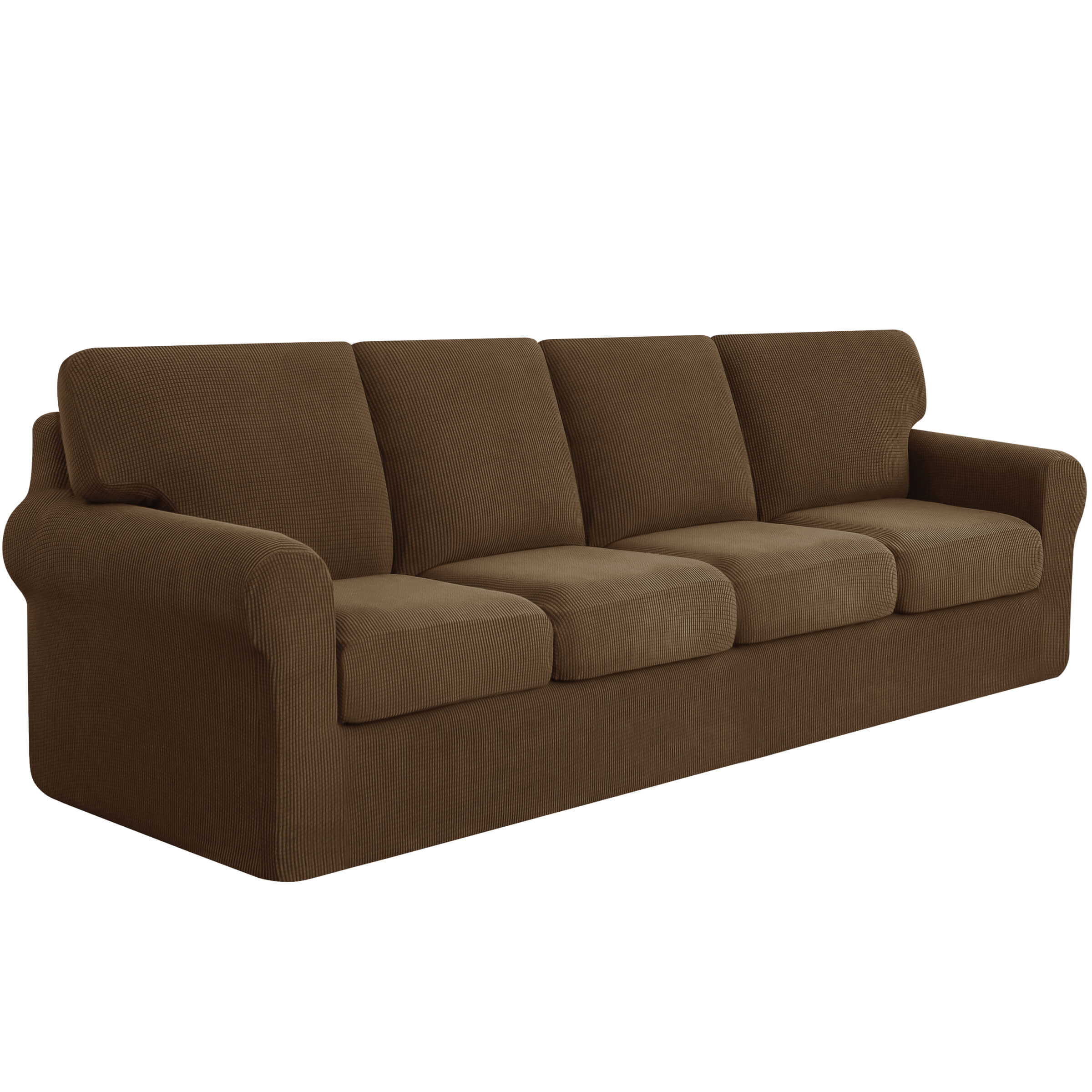 Lunar Multi-PCS Stretch Sofa Slipcover Sets with Backrest Cushion Cover and Seat Cushion Cover