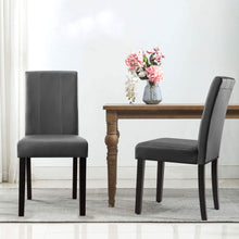 将图片加载到图库查看器，Modern Upholstered PU Leather Dining Chairs
