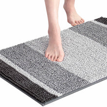 Load image into Gallery viewer, Gradient Stripe Pattern Soft Plush Bathroom Rugs

