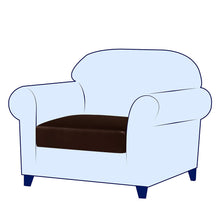 Load image into Gallery viewer, Thibault PU Leather Stretch Sofa Cushion Cover
