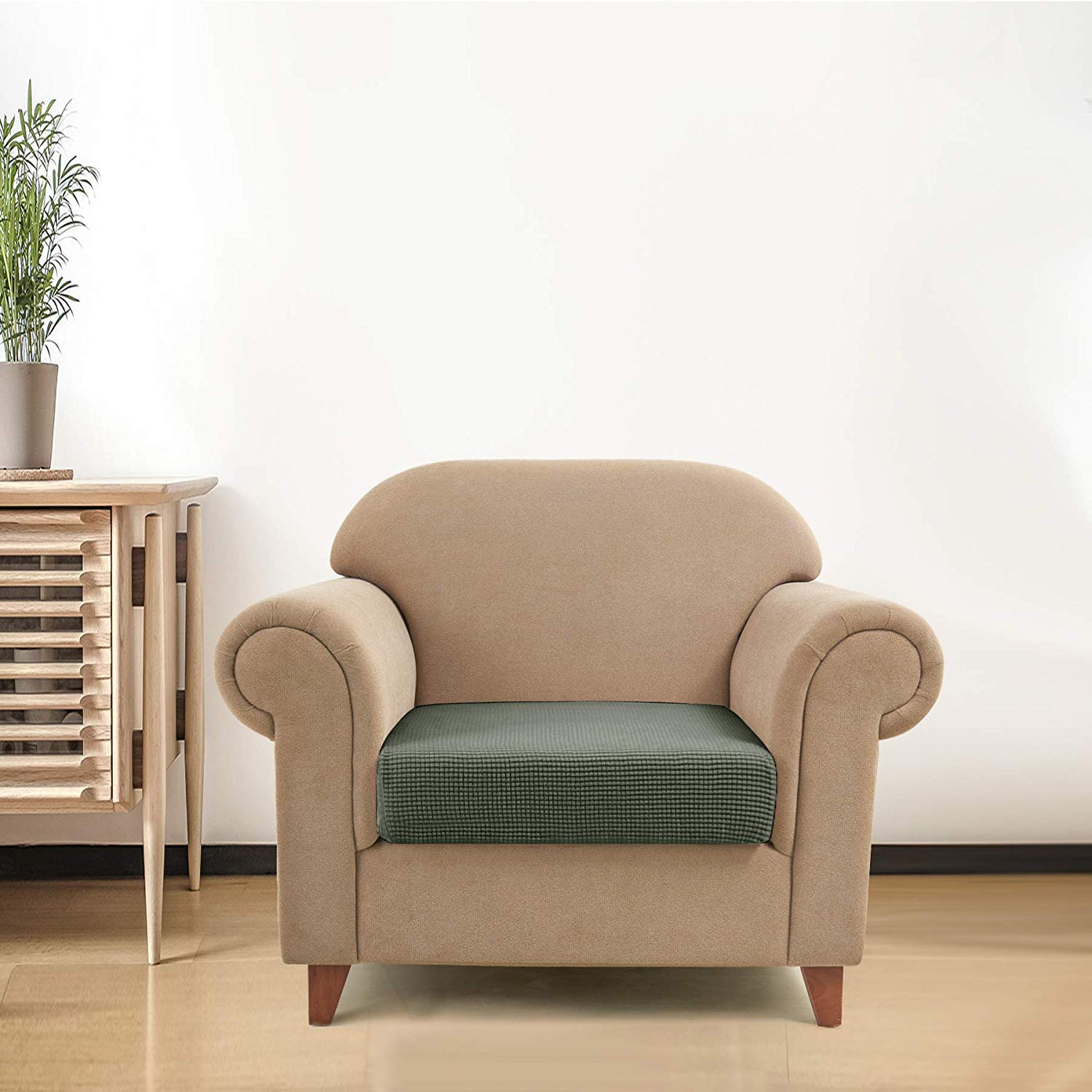 Chair / Olive Drab Plaid