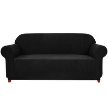 Load image into Gallery viewer, Loveseat / Black Plaid Sofa / Black Plaid X-Large / Black Plaid
