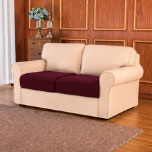 将图片加载到图库查看器，Loveseat Cushion / Wine Plaid
