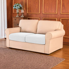 将图片加载到图库查看器，Loveseat Cushion / Off-white Plaid
