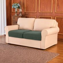 将图片加载到图库查看器，Loveseat Cushion / Green Plaid
