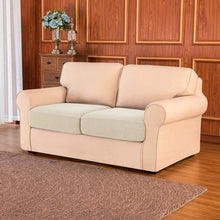 将图片加载到图库查看器，Loveseat Cushion / Ivory Plaid
