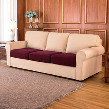 Load image into Gallery viewer, Sofa Cushion / Wine Plaid
