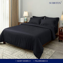 将图片加载到图库查看器，Tencel 300-Thread Count Dulvet Cover &amp; Pillowcases
