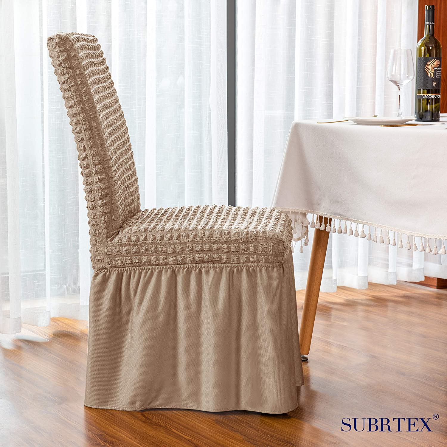 Shaun Skirt Style Dining Chair Slipcovers