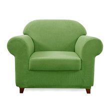 Load image into Gallery viewer, Arnold Plaid Stretch Sofa Slipcover
