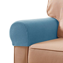 Load image into Gallery viewer, Midred Plaid Stretch Armrest Covers - Set of 2
