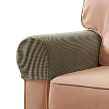 Load image into Gallery viewer, Midred Plaid Stretch Armrest Covers - Set of 2

