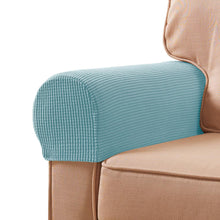 Load image into Gallery viewer, Midred Plaid Stretch Armrest Covers - Set of 2
