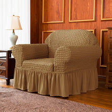将图片加载到图库查看器，Kourtney Skirt Style Stretch Sofa Slipcover

