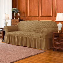 将图片加载到图库查看器，Kourtney Skirt Style Stretch Sofa Slipcover

