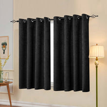 Load image into Gallery viewer, Emboss Thermal Grommet Curtain Panel（2 PANELS SET）
