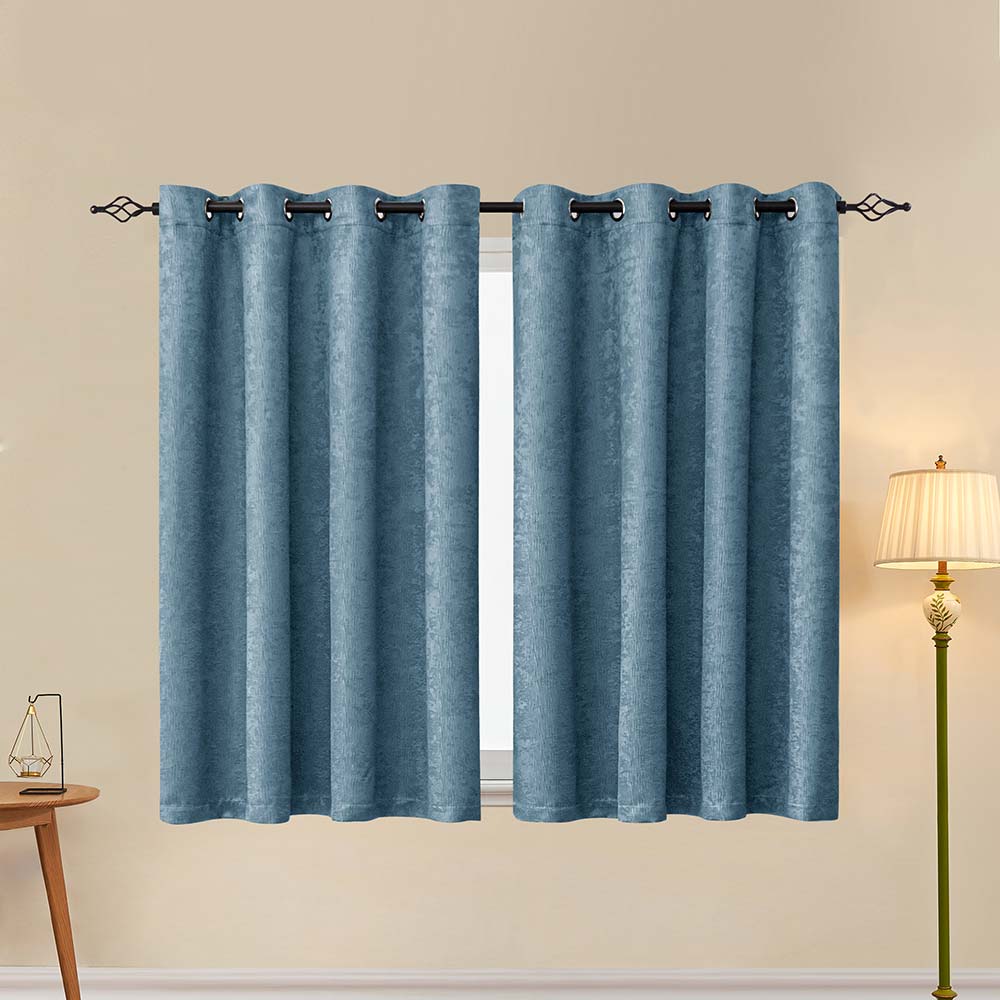 Emboss Thermal Grommet Curtain Panel（2 PANELS SET）