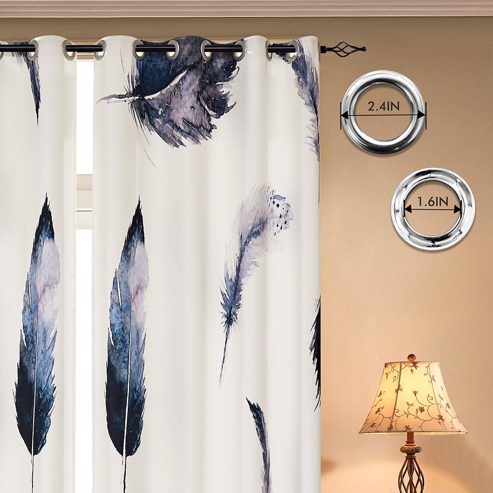 2-Piece Printed Curtain Panel