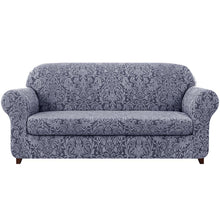 将图片加载到图库查看器，Noam Jacquard Stretch Sofa Slipcover
