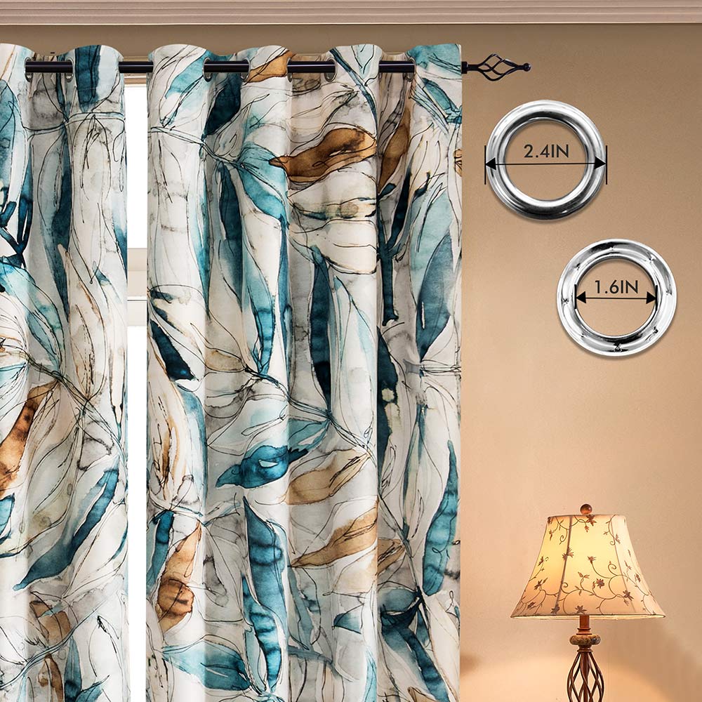 2-Piece Printed Curtain Panel