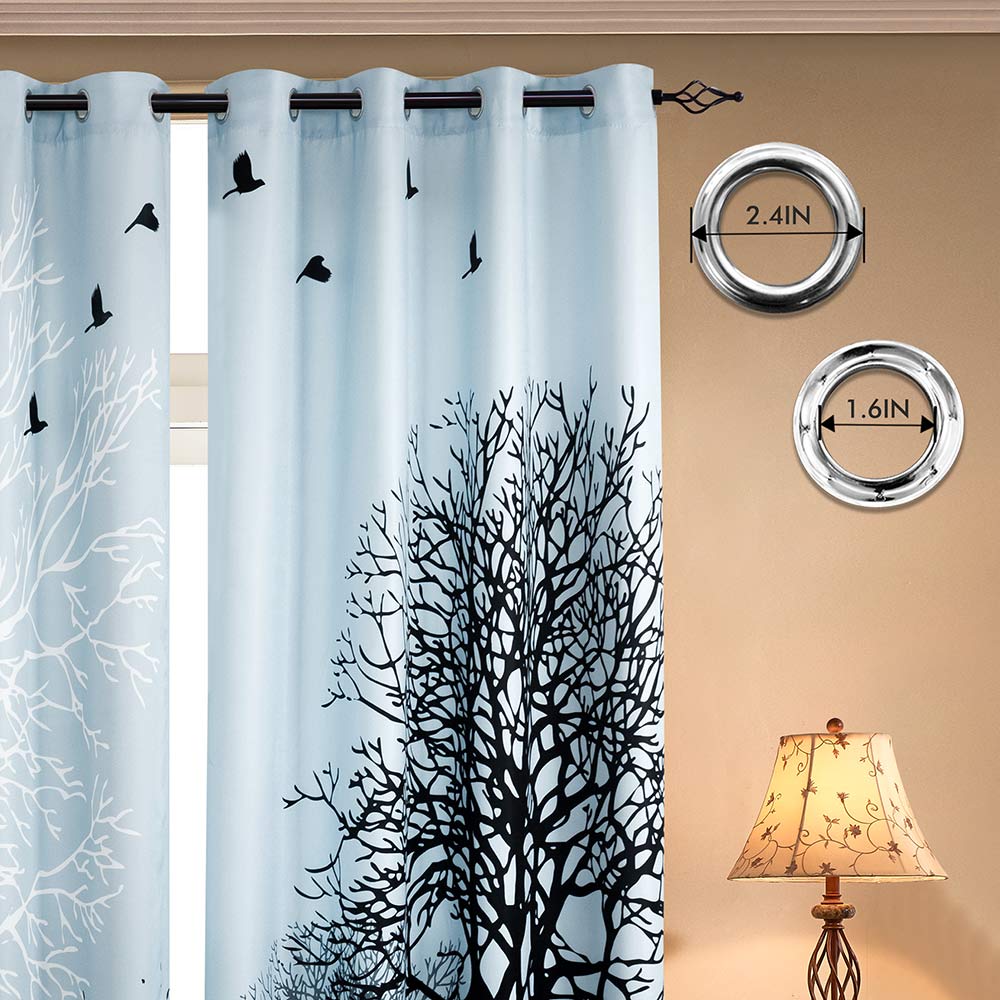 2-Piece Printed Curtain Panel