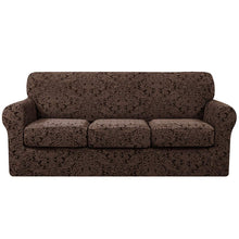 将图片加载到图库查看器，Barry Grayish Jacquard Stretch Sofa Cover
