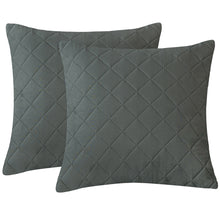 将图片加载到图库查看器，Rhombus Pattern Decorative Square Pillow Cover (Set of 2)
