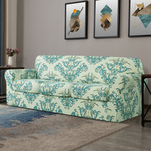 将图片加载到图库查看器，Gemma Modern Damask Jacquard Stretch Sofa Cover
