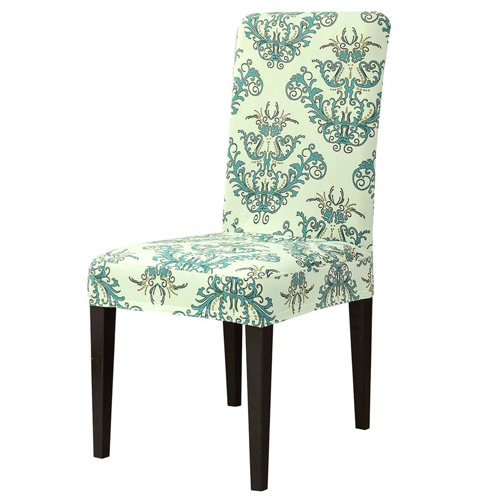 Yvonne Damask Jacquard Dining Chair Slipcovers