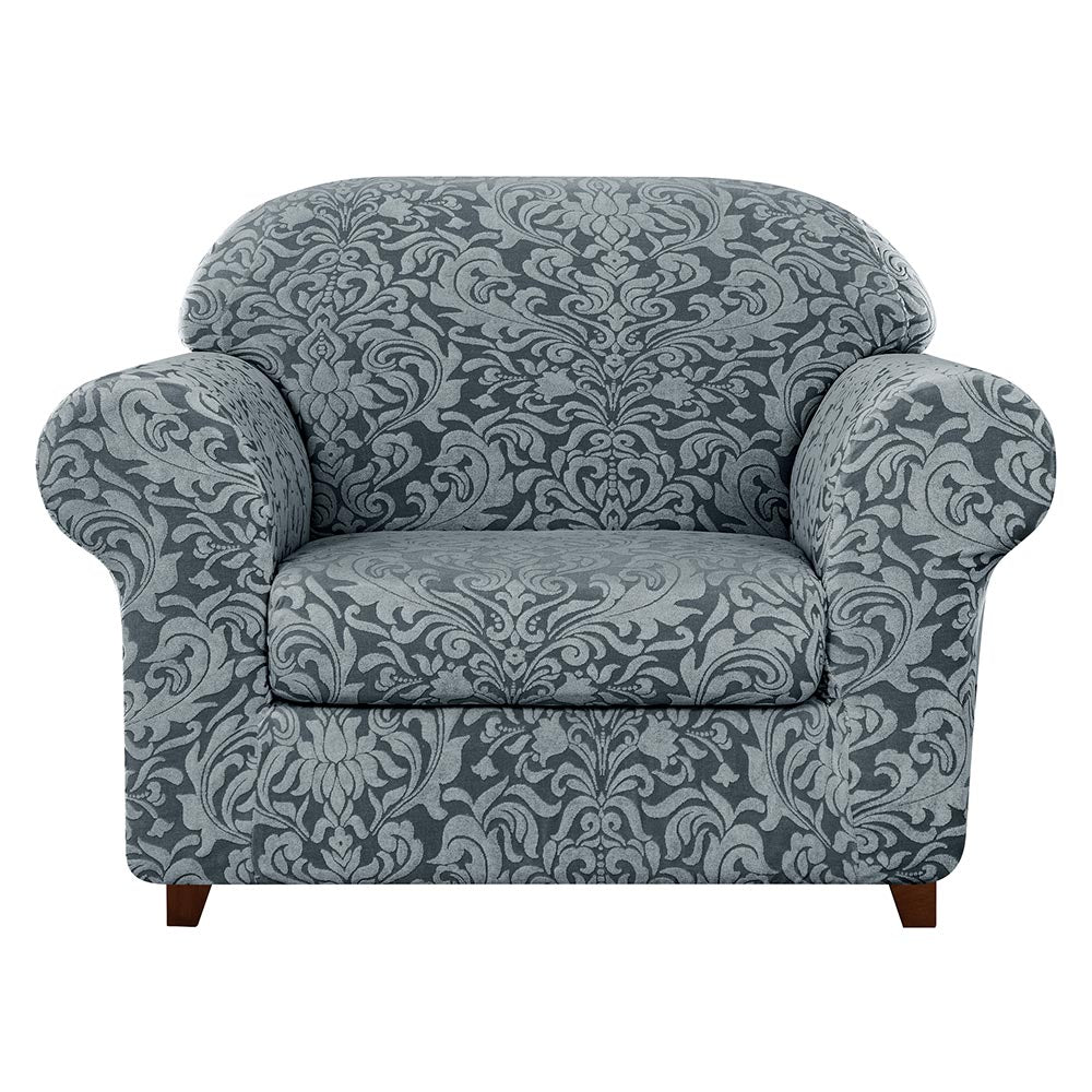 Noam Jacquard Stretch Sofa Slipcover