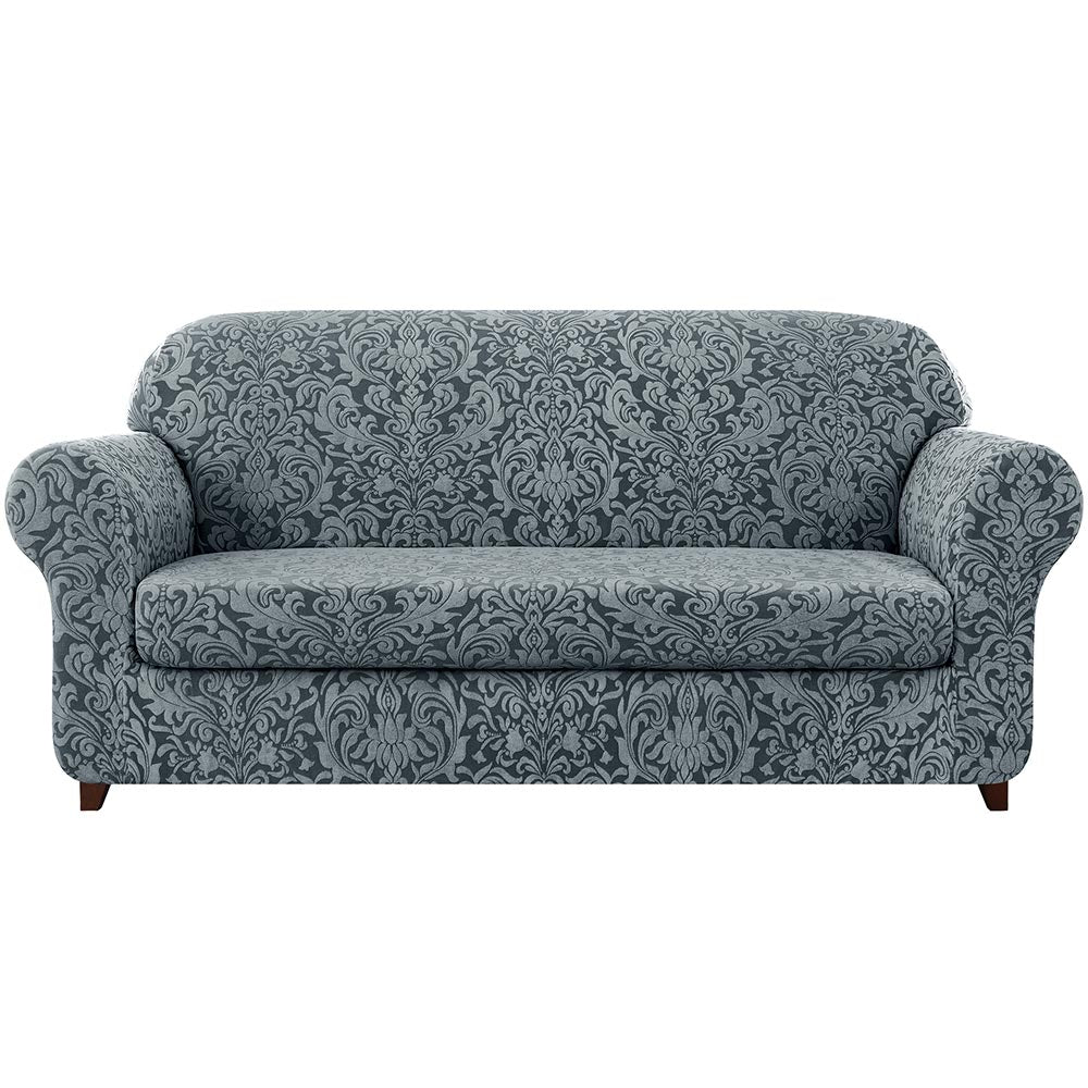 Noam Jacquard Stretch Sofa Slipcover