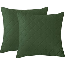 将图片加载到图库查看器，Rhombus Pattern Decorative Square Pillow Cover (Set of 2)
