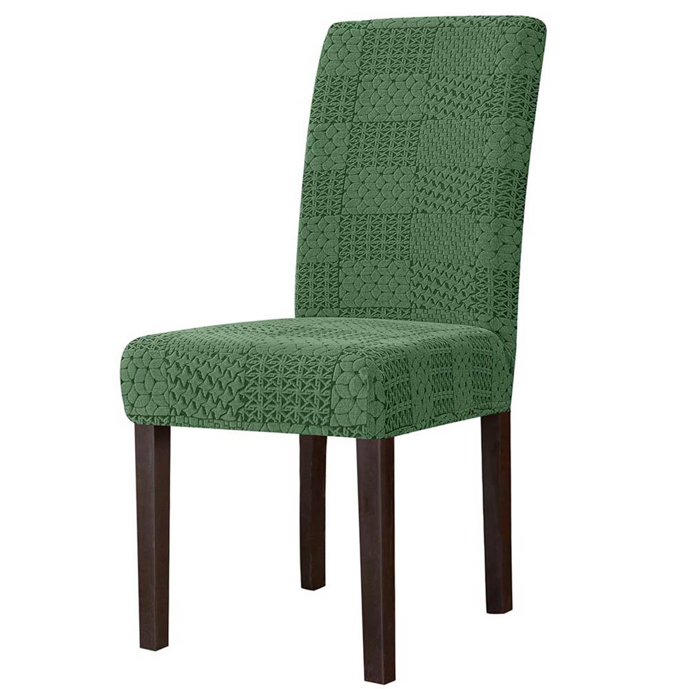 Chester Rustic Jacquard Stretch Dining Chair Slipcover